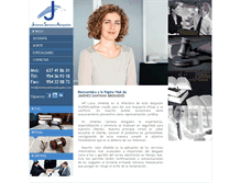 Tablet Screenshot of jimenezsantanaabogados.com